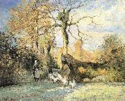 Camille Pissarro Ludas girls china oil painting reproduction